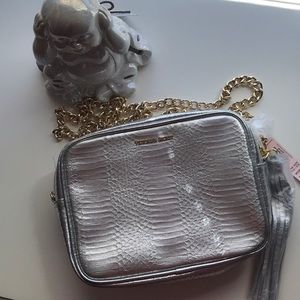 Nwt Victoria secret silver purse